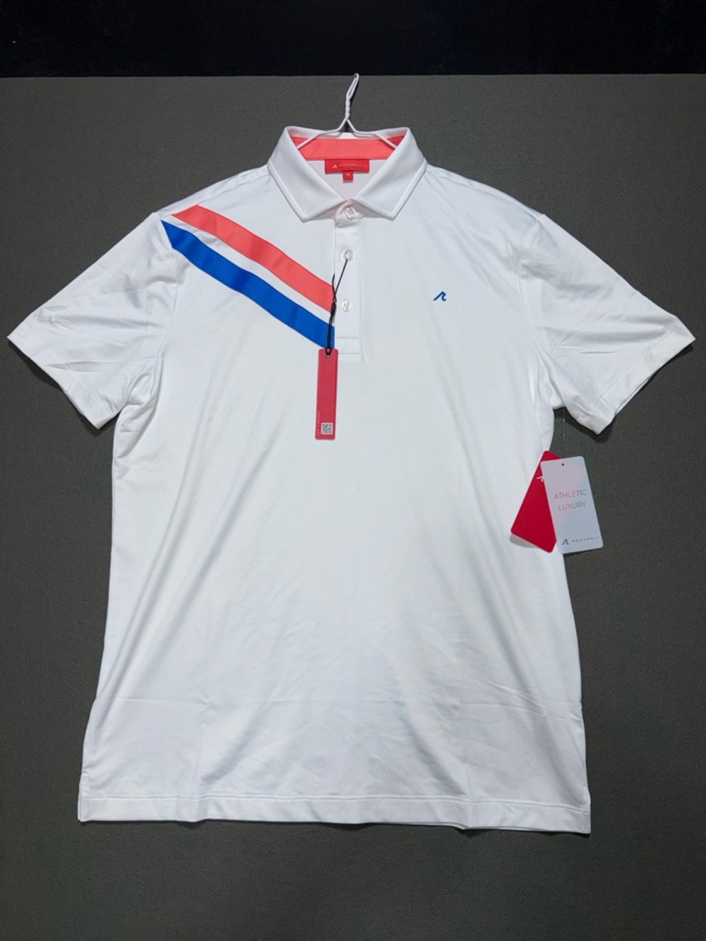 Redvanly Westin Polo Bright White Size Medium New with Tags $110